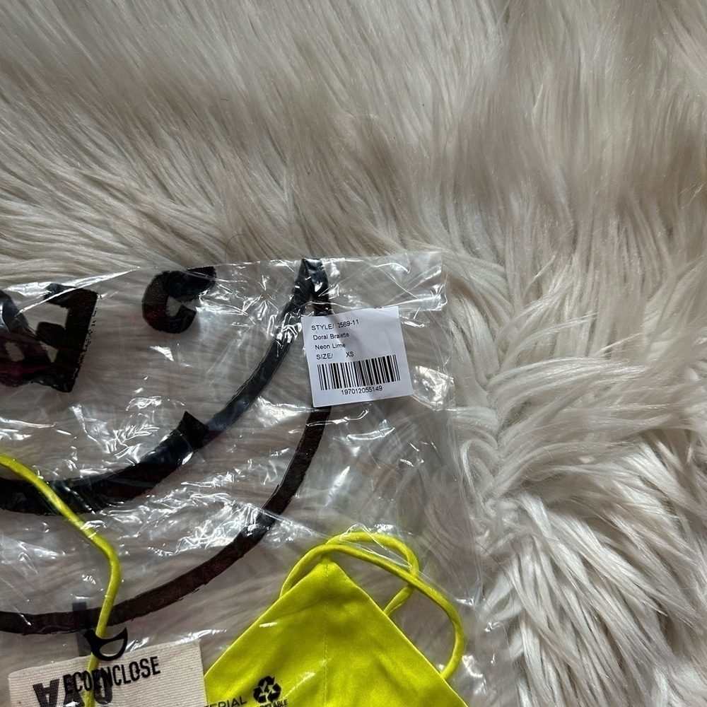 SER.O.YA Doral Bralette In Neon Lime - Picture 6 of 6